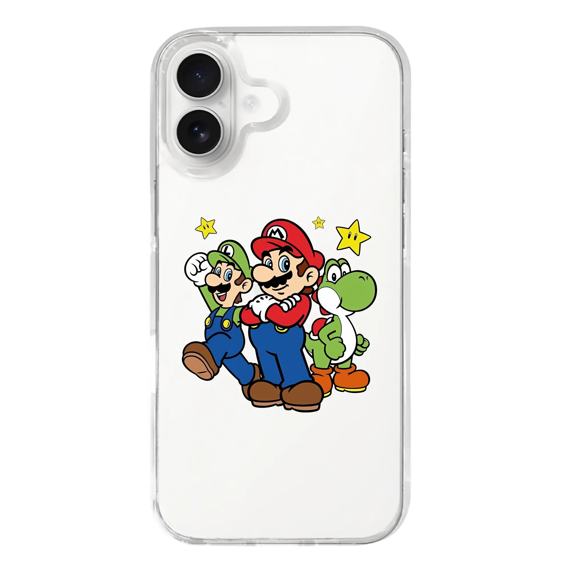 マリオ グッズ マリオ - iPhone 17シリーズ 透明スマホケース – 薄型・耐衝撃・精密フィット保護カバー